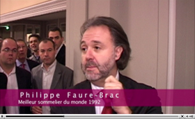 Degustation sommeliers international philippe faure brac